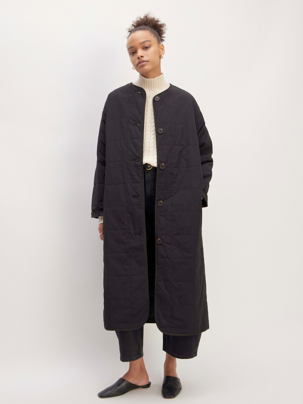 Everlane ReNew Quilted Long Liner
